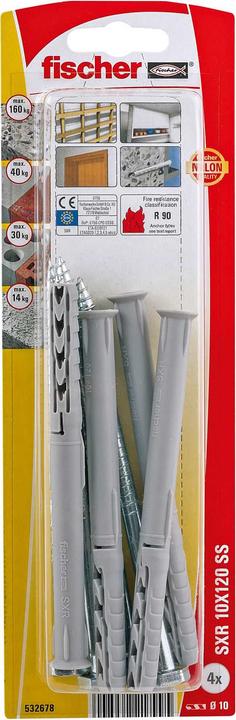 Produktbild Fischer Langschaftdübel SXR 10x120 SS K (4 Stk.)