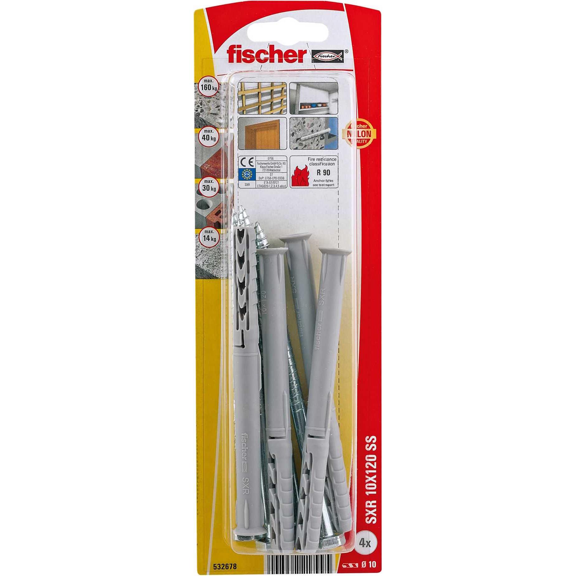 Thumbnail - Fischer, Dübel, Langschaftdübel SXR SS (4 Stk.)