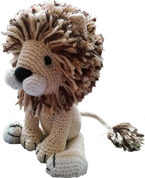 Produktbild Natura Punto HÃ¤kel-LÃ¶we fÃ¼r Kinder, Kuscheltier, handgemacht (27 cm)