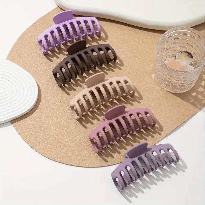 Produktbild ASMI 5 Stück Haarspangen Set – Matte Haarkrallen (5 Stk.)