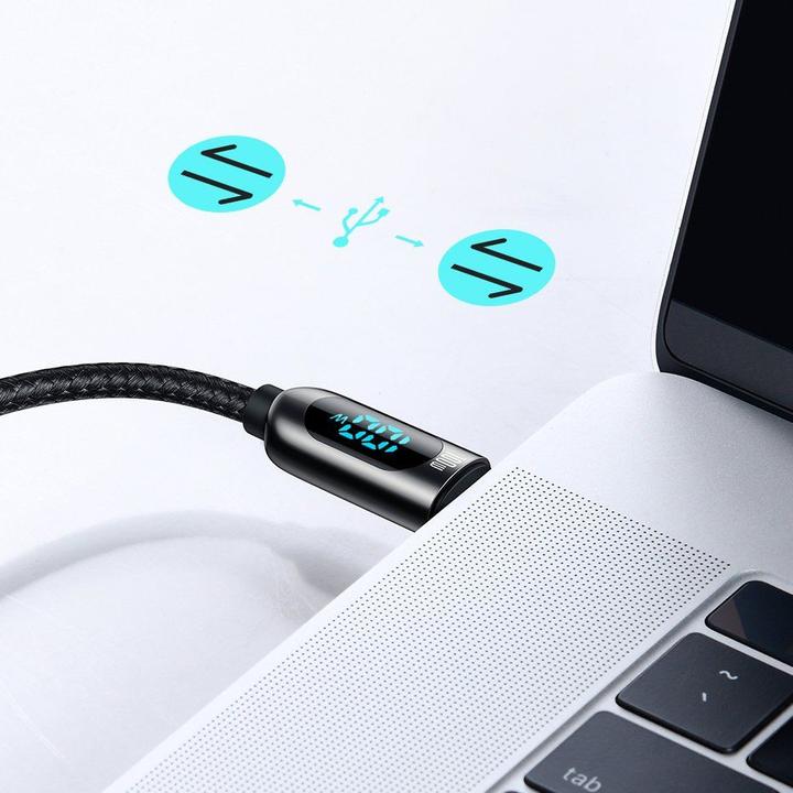 Image du produit Baseus USB C – USB C (2 m, USB 2.0, 100 W)
