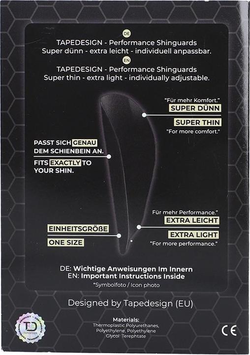 Image du produit Tapedesign Protège-tibias Shinguard (Taille unique)