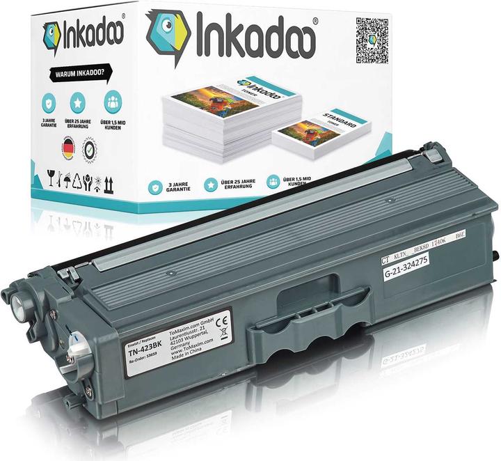 Image du produit Inkadoo Toner Compatible pour Brother TN-423 MFC-L 8900 Series HL-L 8260 DCP-L 8410 Series (CF)