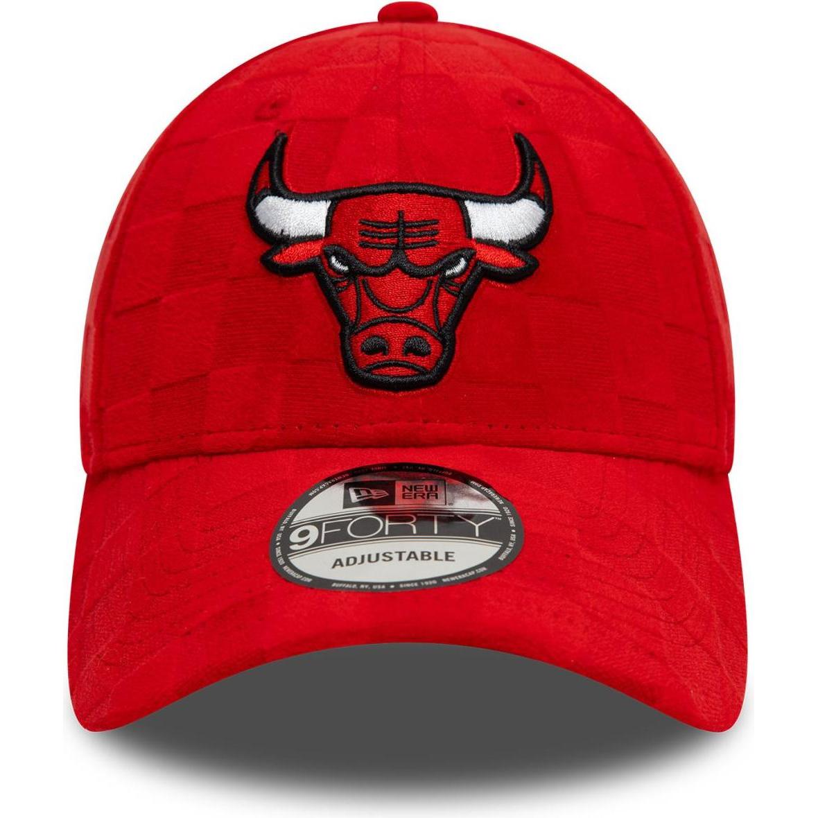 Thumbnail - New Era, Herren, Cap, 9Forty Strap Cap - Check Chicago Bulls Rot, Rot