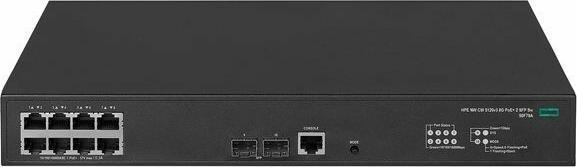 Actual product image HPE E Networking Comware 3 PoE, 2 SFP+, Campus, Switch CH en (8 ports)