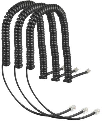 Productafbeelding Auerswald Spiraalkabelset van 3 COMfortel handsets