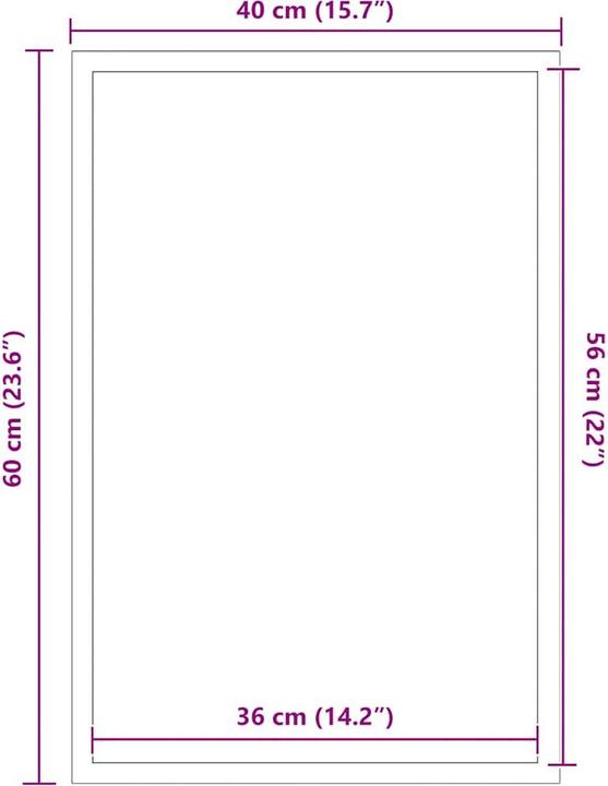 Actual product image vidaXL Marka (40 x 60 cm)