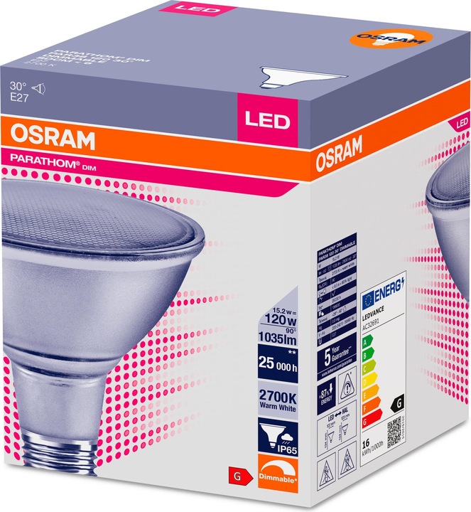 Image du produit Osram Par 38 (E27, 15.20 W, 1035 lm, 1 x, G)