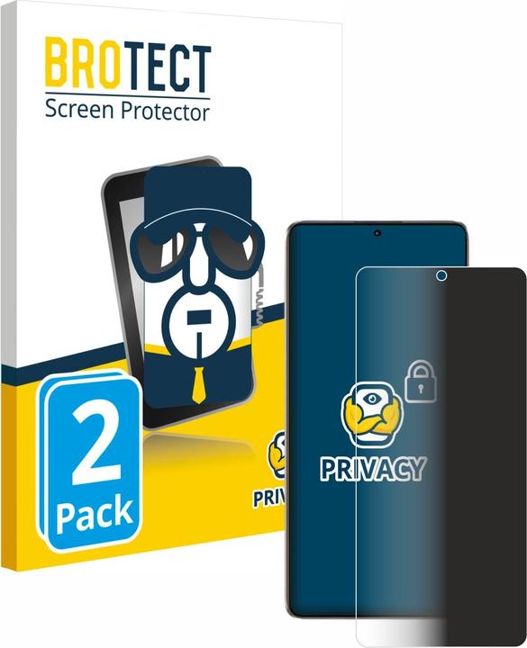 Actual product image BROTECT Anti-spy privacy film Blue light protection film (2 Piece, Xiaomi Poco F6)
