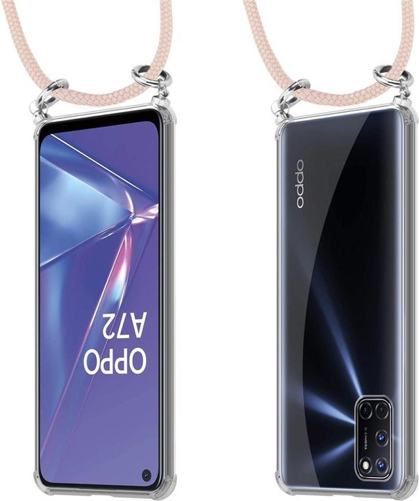 Produktbild Cadorabo TPU Handy Kette SILBER Cover