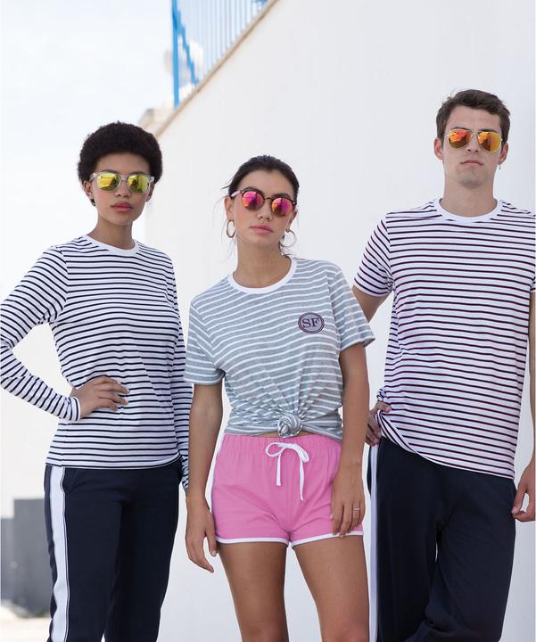 Immagine prodotto Skinni Fit Camicia a maniche corte con strisce (L)