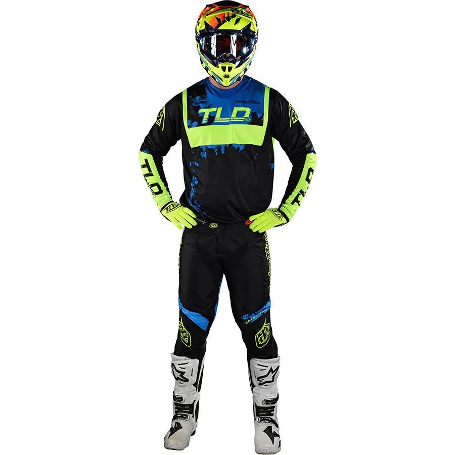 Thumbnail - Troy Lee Designs, Herren, Velohosen, GP Pant, Astro, black/yellow, 28 (28), Schwarz, Gelb, 28