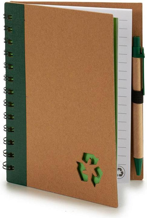 Actual product image Pincello Mini ring binder with biros Recycled cardboard 1 x 18 x 14 cm (12 pieces)
