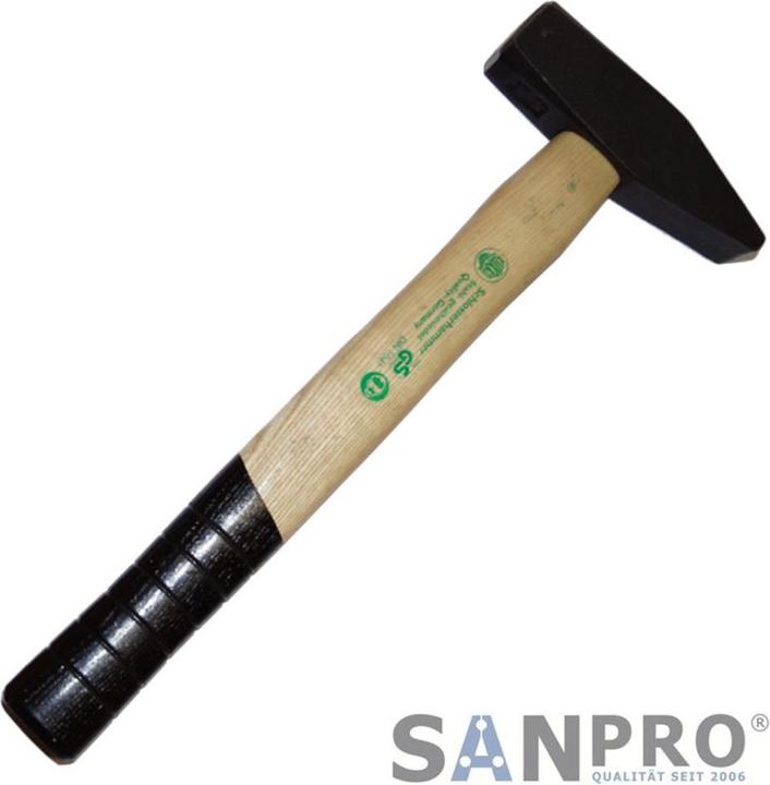 Actual product image Sanpro Metalworker's hammer 800 g with sturdy wooden handle (951 g)