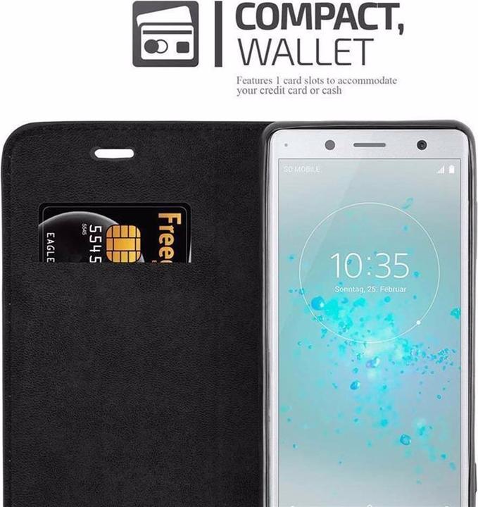 Produktbild Cadorabo Book Invisible Magnet Cover (Sony Xperia XZ2 Compact)