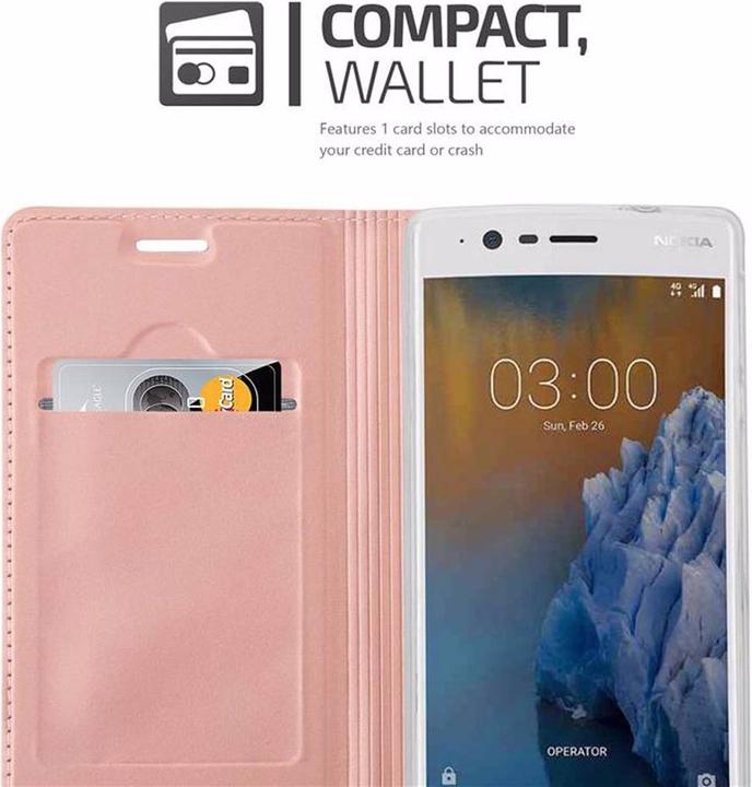 Actual product image Cadorabo Book Classy Style Cover (OnePlus 3)