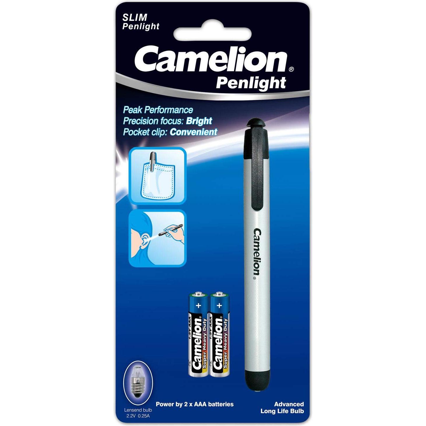 Thumbnail - Camelion, Taschenlampe, CT-4004 Aluminium 9-LED torche + 3 x AAA batteries, carrying loop (3 cm)