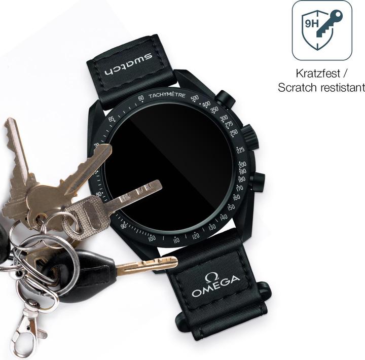 Actual product image Dipos Anti-Shock Screen Protector Clear (Omega x Swatch Speedmaster Moonswatch)