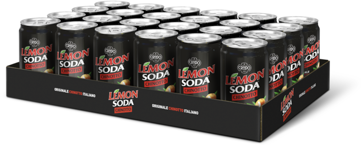 Actual product image Crodo Lemonsoda Chinotto (24 x 33 cl)