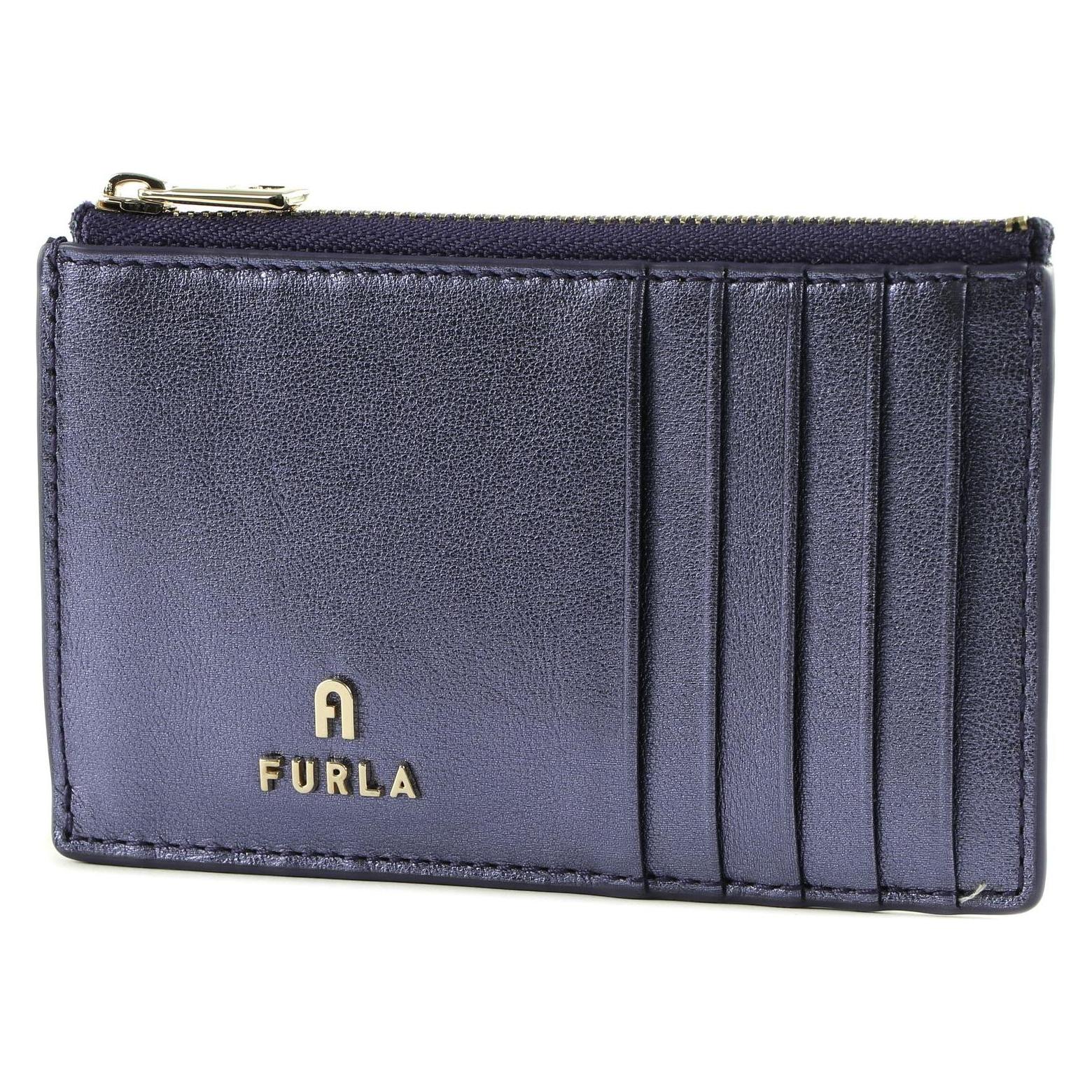 Furla, Damen, Portemonnaie, Camelia Zipped Card Case, Violett