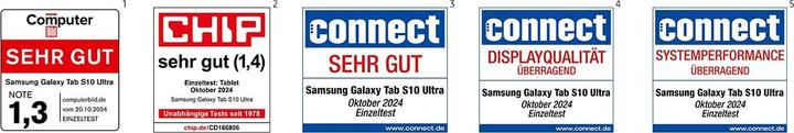Actual product image Samsung Galaxy Tab S10 Ultra (WLAN only, 14.60", 256 GB, Silver)