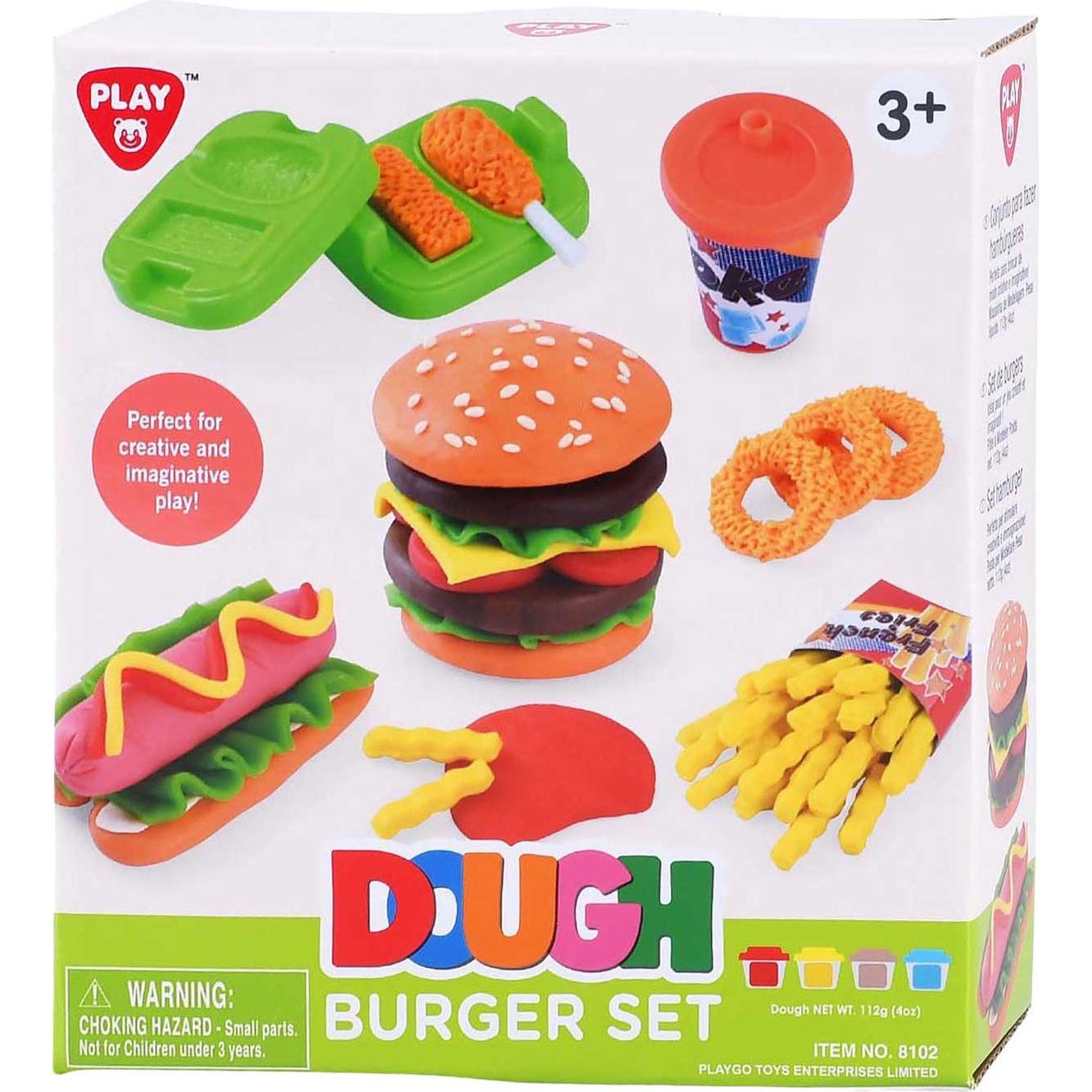 PlayGo Hamburger-Ton-Set – 4 Tontöpfe