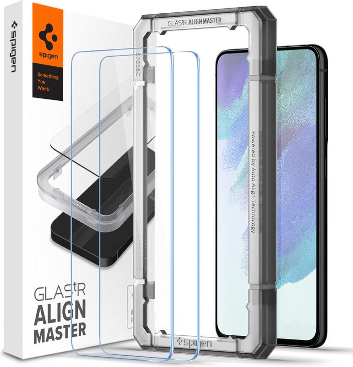 Produktbild Spigen ALM Glas.Tr Samsung S21 FE 2szt. szkło hartowane AGL03088 (2 Stk., Samsung Galaxy S21 FE)