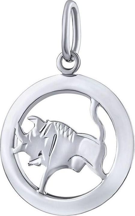 Immagine prodotto Silvego Ciondolo in argento con segno zodiacale Toro - rotondo SILVEGOB10283S05