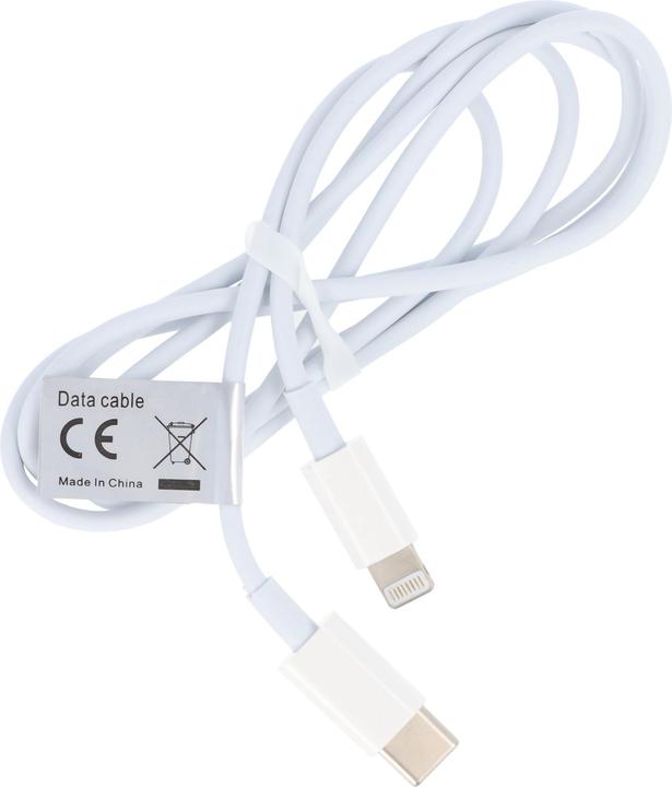 AccuCell USB-C Datenkabel für iPhone 11, 12, X, XS, XR (1 m, USB 2.0)