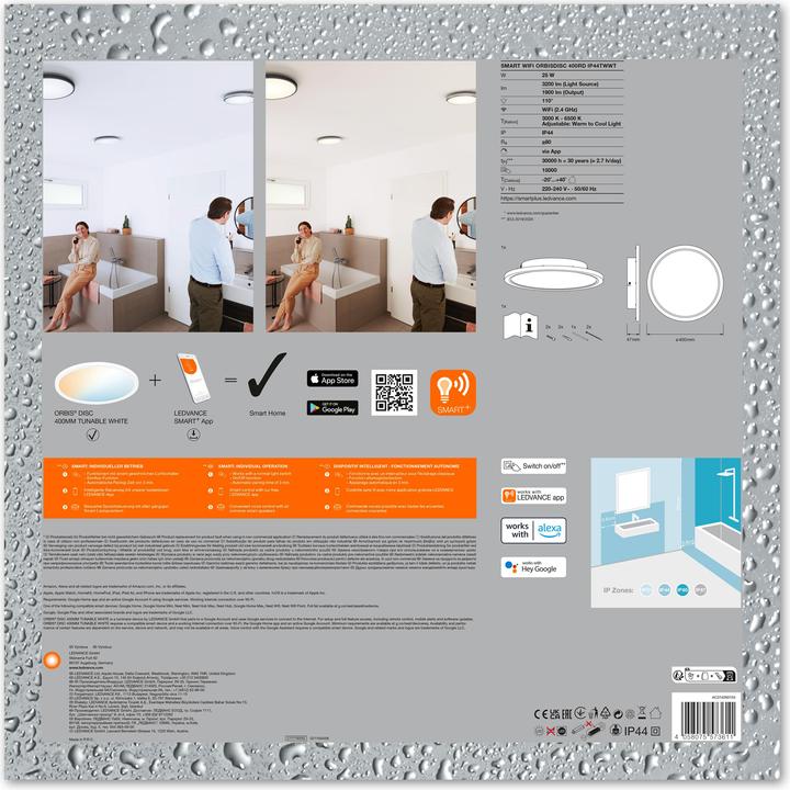Actual product image Ledvance Smart+ Wifi Orbis Disc (3200 lm)