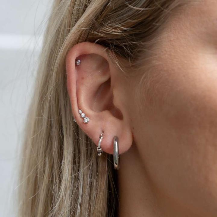 Immagine prodotto Bijouteria Piercing orecchio (Acciaio chirurgico 316L, Zirconia)