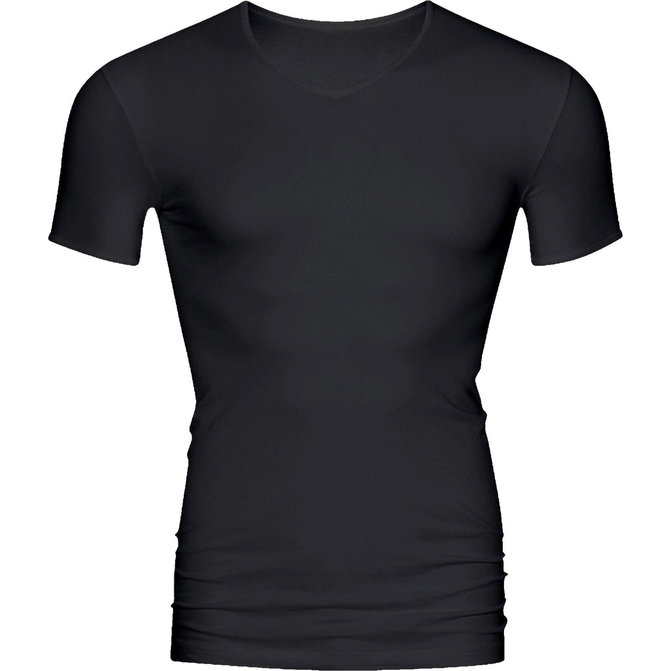 Mey, Herren, Shirt, Software Unterhemd / Shirt Kurzarm, Schwarz, (XL)