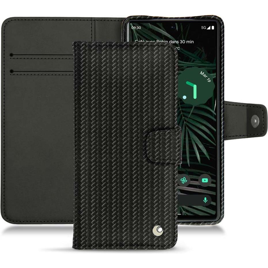 Thumbnail - Noreve Lederschutzhülle Wallet (Google Pixel 6 Pro), Smartphone Hülle, Schwarz