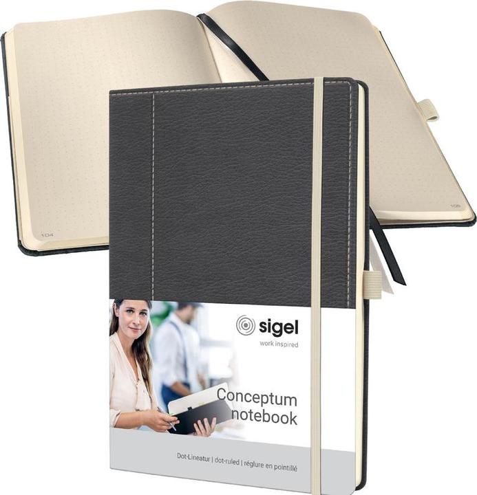 Produktbild Sigel Notizbuch Conceptum Hardcover - Design Casual (187 x 280 mm, Gepunktet, Harter Einband)