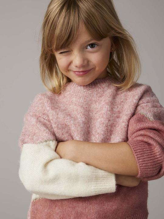 Produktbild Vertbaudet Mädchen Pullover im Colorblock-Style (98)