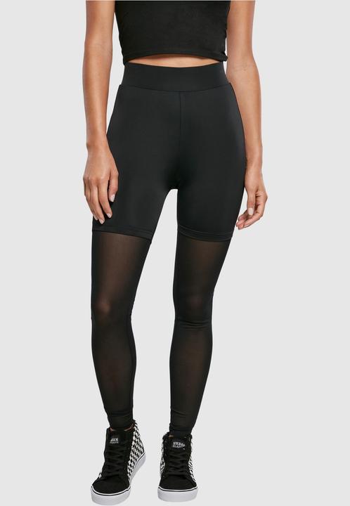 Actual product image Urban Classics Ladies High Waist Transparent Tech Mesh Leggings - 12116 (5XL)