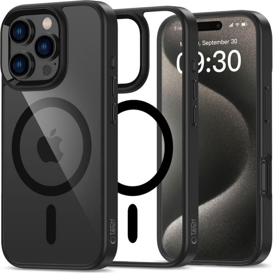 Tech-Protect MagMat MagSafe Case (Apple iPhone 16 Pro Max), Smartphone Hülle, Transparent