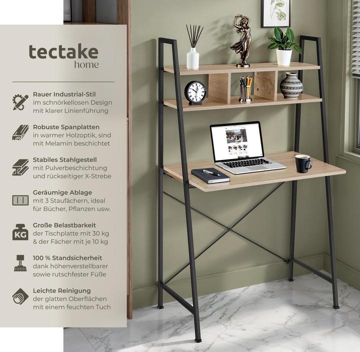 Immagine prodotto tectake Exeter (85,5 x 46,5 x 140 cm)