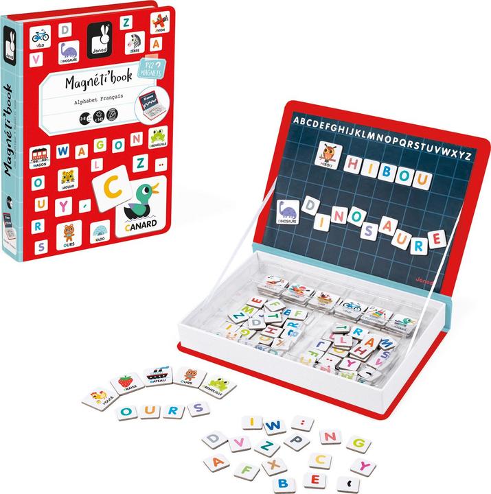 Immagine prodotto Janod Magnete Libro Alfabeto (Francese, 2 - 8 anni)