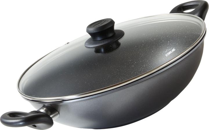 Stoneline Wok (28 cm, Wok, Fonte d'aluminium)