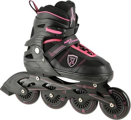 Produktbild Nils Rollschuhe NA19088 Schwarz-Pink GRÖSSE S (31-34) INLINE-SKATES EXTREME (33)