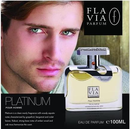 Produktbild Flavia Platinum Pour Homme - EDP - 100 ml (Eau de Parfum, 100 ml)