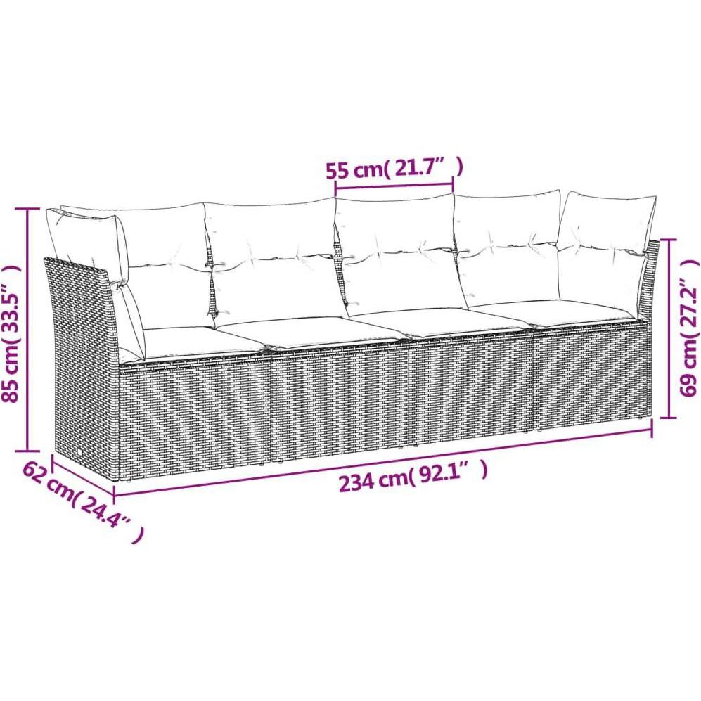 Thumbnail - VidaXL, Gartenlounge, Annual sow thistle