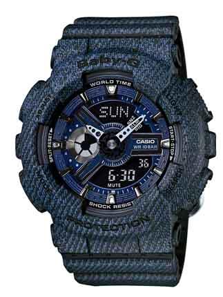 Baby-G Ba-110dc-2a1er (Analogue wristwatch, Digital watch, 43.40 mm)