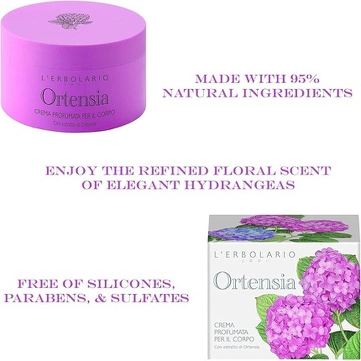 Produktbild L'erbolario Hydrangea Perfumed Body Cream 200ml (Körperlotion, 200 ml)