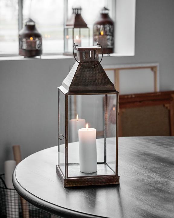 Productafbeelding House Doctor Windlicht, HDVivi, Antikes Messing-Finish (19 x 19 x 46 cm, 1 x)