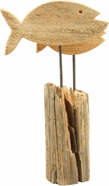 Produktbild Exner Garten und Wohnaccessoires FischSkulptur LaMer (19 x 6.5 x 29 cm)