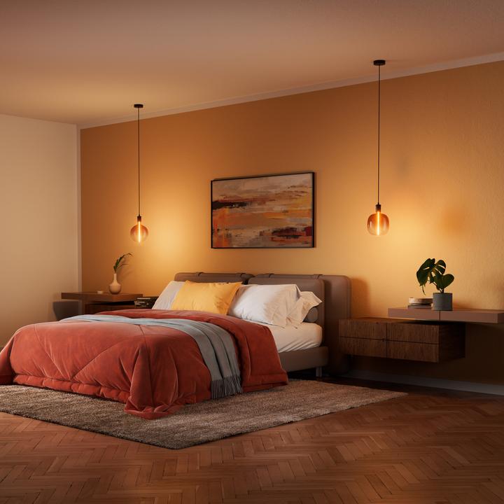 Actual product image Osram Vintage 1906 PenduLum Bobbin Black Matt (E27)