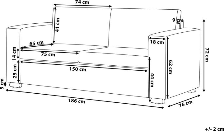 Immagine prodotto Beliani Helsinki (3 posti)