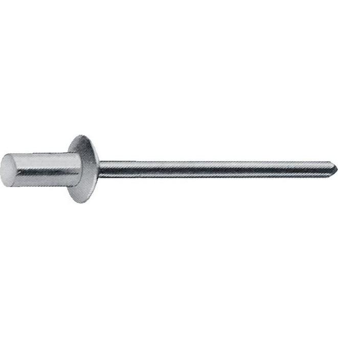 Gesipa, Nieten, Dichtblindniet CAP Nietschaft d x l 4 x 8 mm Aluminium / Stahl 500 Stück